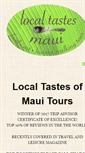 Mobile Screenshot of localtastesofmaui.com